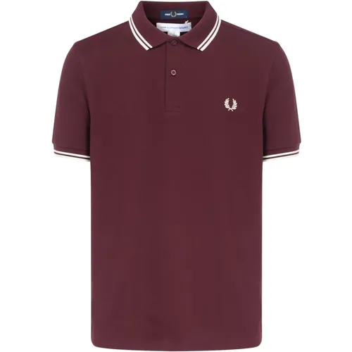 Polo Shirts, male, , Size: L Burgundy Knit T-Shirt for Men - Comme des Garçons - Modalova