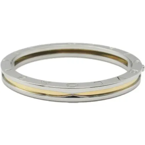 Pre-owned Jewellery, female, , Size: ONE SIZE Pre-owned Stainless Steel bracelets - Bvlgari Vintage - Modalova