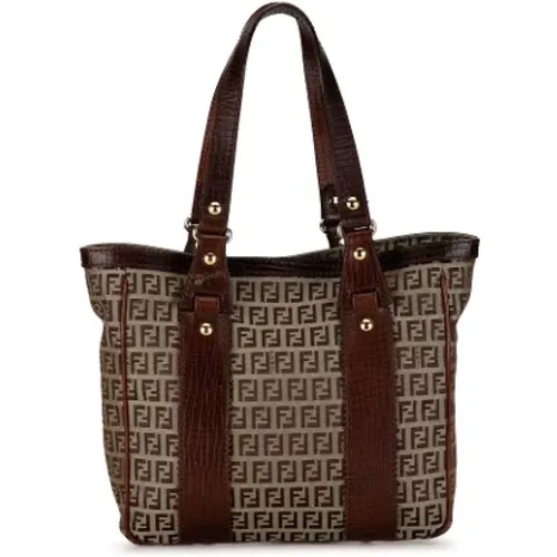 Pre-owned Canvas totes , female, Sizes: ONE SIZE - Fendi Vintage - Modalova