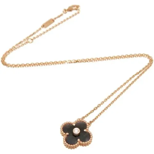 Pre-owned Jewellery, female, , Size: ONE SIZE Pre-owned Rose Gold necklaces - Van Cleef & Arpels Pre-owned - Modalova