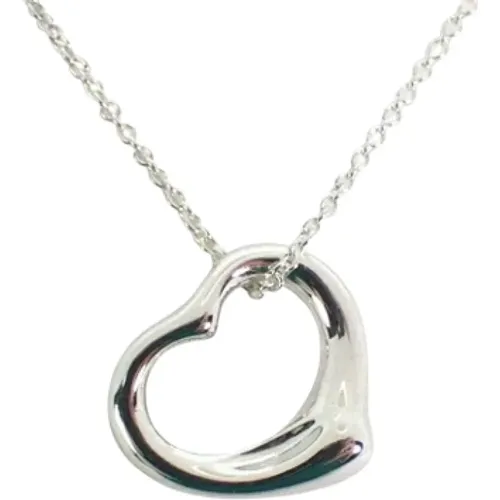 Pre-owned Jewellery, female, , Size: ONE SIZE Pre-owned Silver necklaces - Tiffany & Co. Pre-owned - Modalova