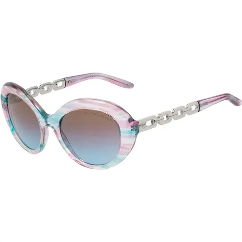 Sunglasses, female, , Size: ONE SIZE Transparent Resin Sunglasses - Ralph Lauren - Modalova