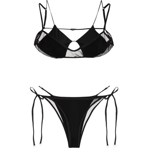 Verstellbares brasilianisches Twist-Bikini-Set , Damen, Größe: L - Me-Fui - Modalova