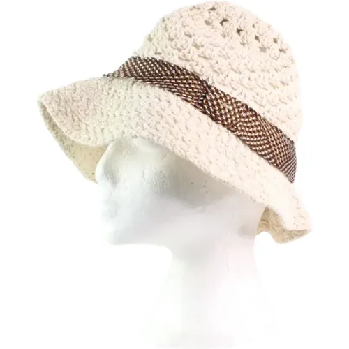 Pre-owned Accessories, female, , Size: ONE SIZE Pre-owned Cotton hats - Chloé Pre-owned - Modalova