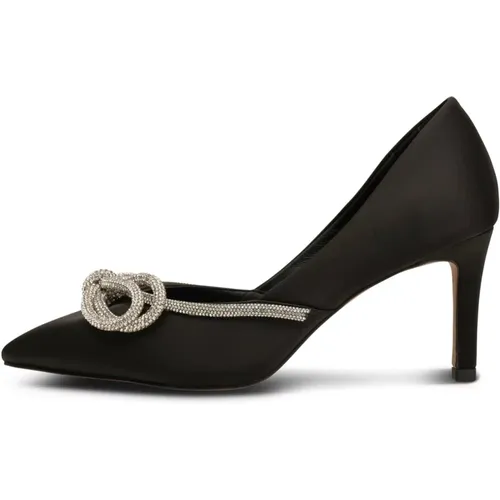 Harper Bow Satin Heels - , female, Sizes: 3 UK, 8 UK - Shoe the Bear - Modalova