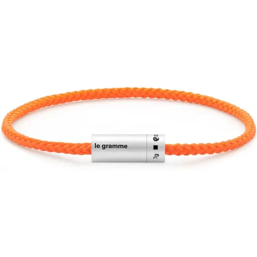 Bracelets, unisex, , Size: XS Nato Cable Bracelet - Le Gramme - Modalova