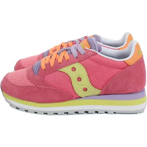 Light /Lime Jazz Triple Sneakers , female, Sizes: 4 UK - Saucony - Modalova