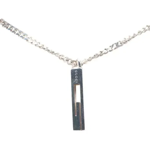 Pre-owned Metal necklaces , female, Sizes: ONE SIZE - Gucci Vintage - Modalova