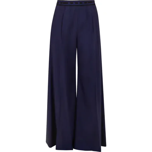 Wide Leg Wool Trousers , female, Sizes: S - Marni - Modalova