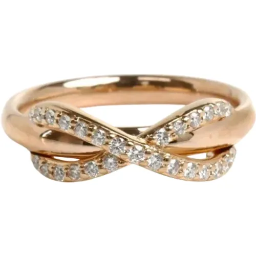 Pre-owned Jewellery, female, , Size: ONE SIZE Pre-owned Rose Gold rings - Tiffany & Co. Pre-owned - Modalova