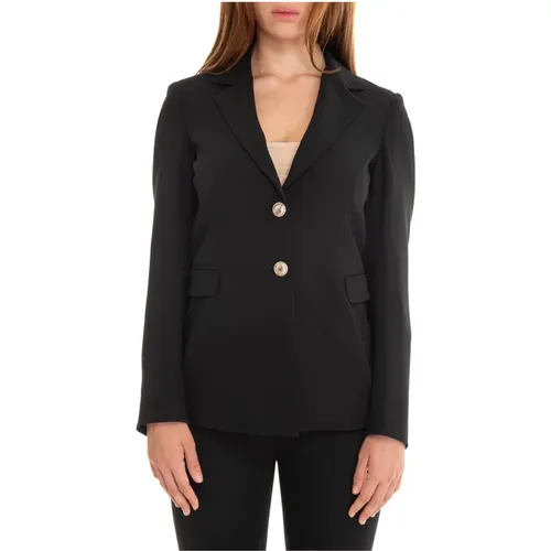 Jacket with 2 buttons , female, Sizes: L, XS, M - Liu Jo - Modalova
