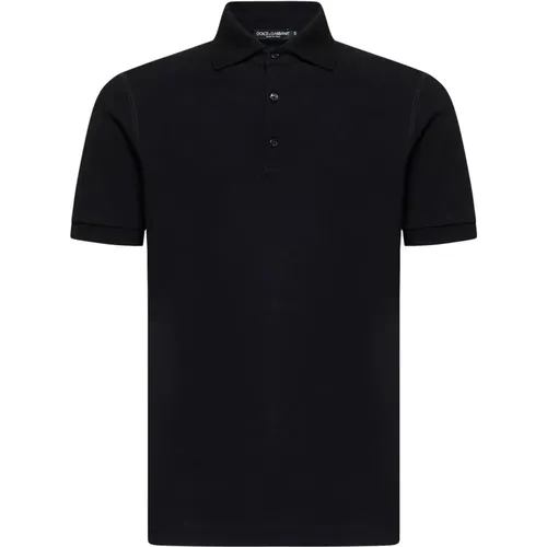 Polo Shirts, male, , Size: L Slim-Fit Polo Shirt - Dolce & Gabbana - Modalova