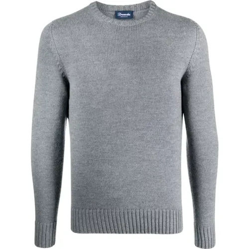 Stilvolle Graue Sweatshirts für Männer - Drumohr - Modalova
