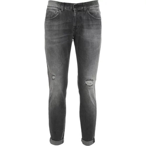 Schmal geschnittene Jeans , Herren, Größe: W35 - Dondup - Modalova