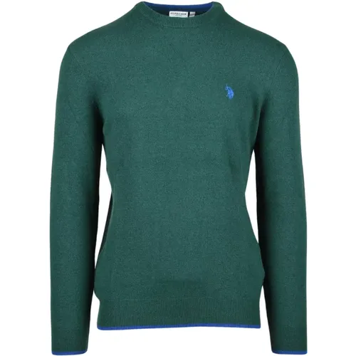 Verde Foresta Sweater , male, Sizes: L - U.s. Polo Assn. - Modalova