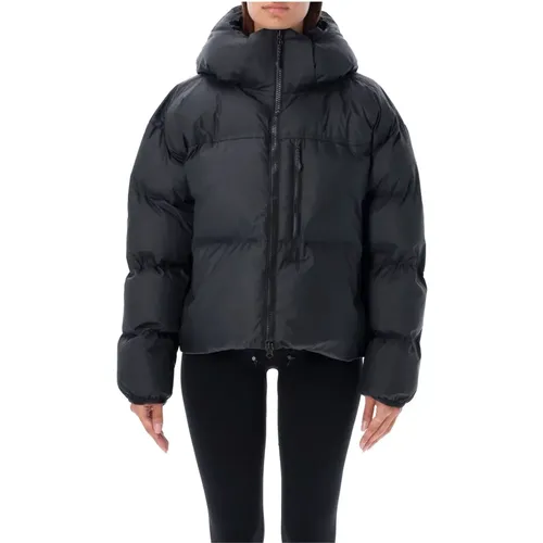 Short Puffer Jacket , female, Sizes: S - Adidas - Modalova