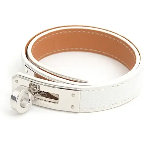 Pre-owned Jewellery, female, , Size: ONE SIZE Pre-owned Leather bracelets - Hermès Vintage - Modalova