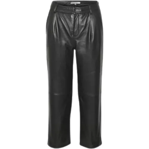 Aliahgz Leather Pants , female, Sizes: L - Gestuz - Modalova