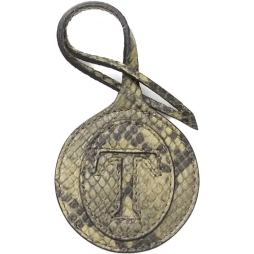 Leather Womens Keychain Accessories , unisex, Sizes: ONE SIZE - Trussardi - Modalova