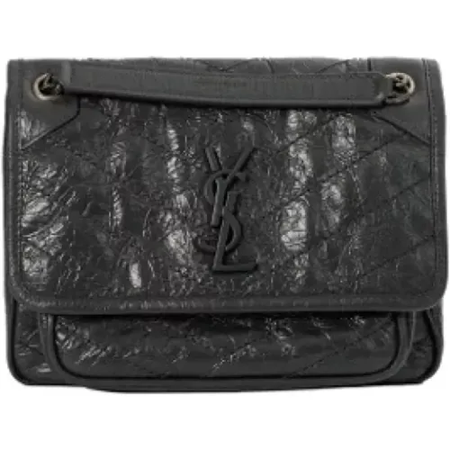 Pre-owned Leather shoulder-bags , female, Sizes: ONE SIZE - Yves Saint Laurent Vintage - Modalova