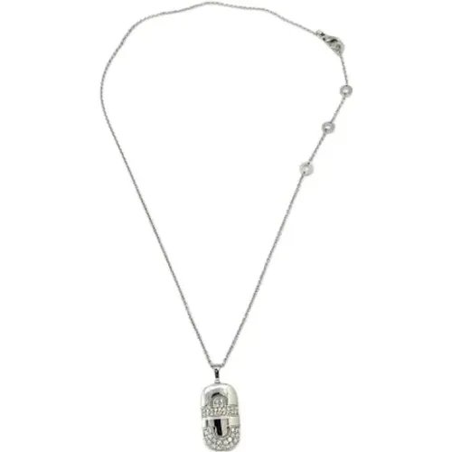 Pre-owned Jewellery, female, , Size: ONE SIZE Pre-owned Silver necklaces - Bvlgari Vintage - Modalova