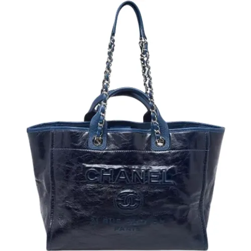 Pre-owned Tote Bags, female, , Size: ONE SIZE Pre-owned Leather totes - Chanel Vintage - Modalova