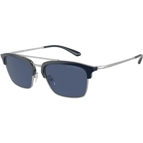 Frame Lens Sunglasses , male, Sizes: 55 MM - Emporio Armani - Modalova