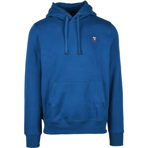 Hoodies, male, , Size: 2XL Cotton Sweatshirt - Tommy Hilfiger - Modalova