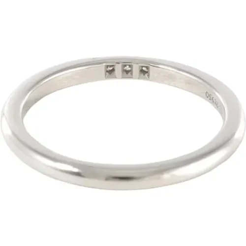 Pre-owned Jewellery, female, , Size: ONE SIZE Pre-owned Platinum rings - Tiffany & Co. Pre-owned - Modalova