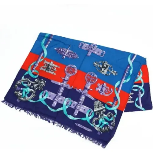 Pre-owned Scarves, female, , Size: ONE SIZE Pre-owned Cashmere scarves - Hermès Vintage - Modalova