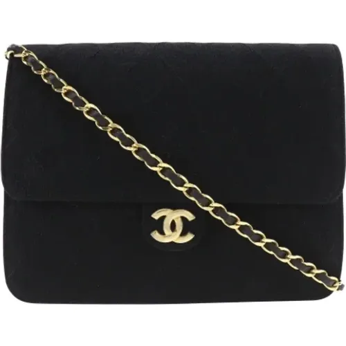 Pre-owned Shoulder Bags, female, , Size: ONE SIZE Pre-owned Cotton chanel-bags - Chanel Vintage - Modalova