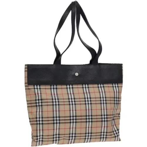 Pre-owned Tote Bags, female, , Size: ONE SIZE Pre-owned Leather handbags - Burberry Vintage - Modalova