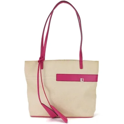 Pre-owned Tote Bags, female, , Size: ONE SIZE Pre-owned Canvas handbags - Bally Pre-owned - Modalova