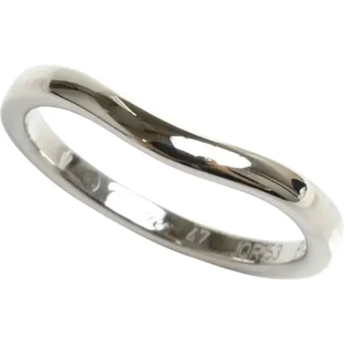 Pre-owned Platinum rings , female, Sizes: ONE SIZE - Cartier Vintage - Modalova