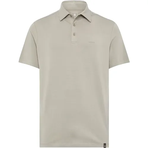 Polo Shirt Aus Stretch-Supima-Baumwolle, Regular , Herren, Größe: L - Boggi Milano - Modalova