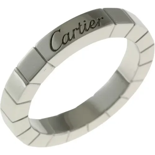 Pre-owned Jewellery, female, , Size: ONE SIZE Pre-owned White Gold rings - Cartier Vintage - Modalova