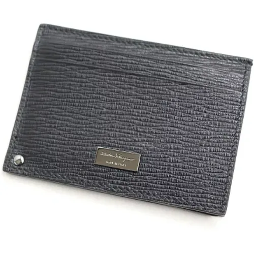 Pre-owned Wallets, male, , Size: ONE SIZE Pre-owned Leather wallets - Salvatore Ferragamo Pre-owned - Modalova