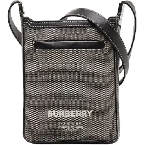 Pre-owned Cross Body Bags, female, , Size: ONE SIZE Pre-owned Canvas shoulder-bags - Burberry Vintage - Modalova