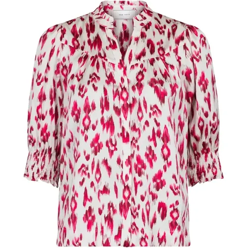 Vibrant Blouse Diana Graphic Print , female, Sizes: S - NEO NOIR - Modalova