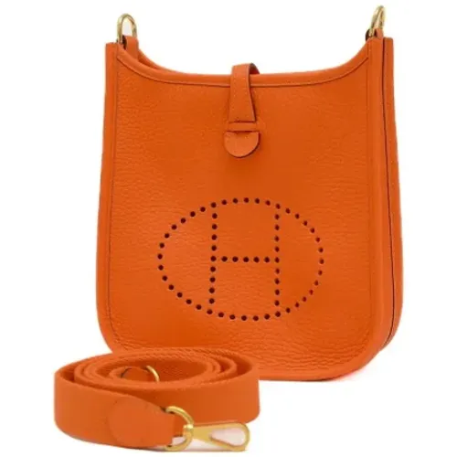 Pre-owned Cross Body Bags, female, , Size: ONE SIZE Pre-owned Leather shoulder-bags - Hermès Vintage - Modalova