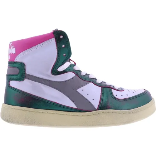 Metal Mix Used Basket Sneakers , female, Sizes: 5 UK - Diadora - Modalova