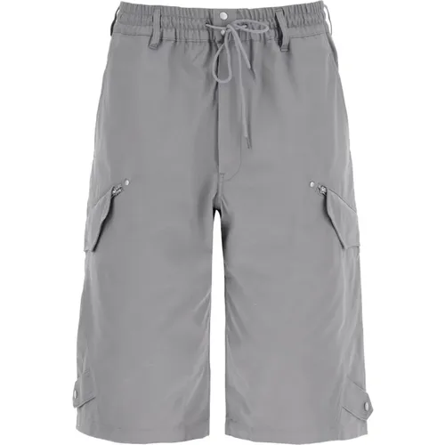 Bermuda-Shorts aus Canvas mit Mehrfachtaschen - Y-3 - Modalova