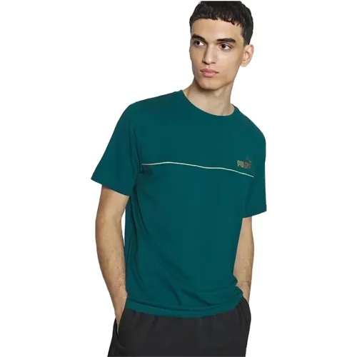 Minimal Gold T-shirt , Herren, Größe: L - Puma - Modalova