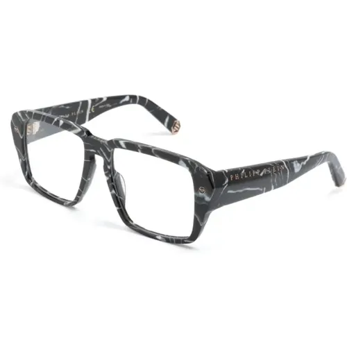 Schwarze Optische Brille Stilvoll und vielseitig - Philipp Plein - Modalova