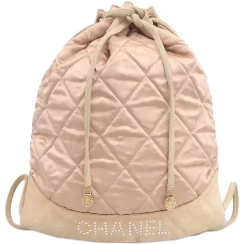 Pre-owned Backpacks, female, , Size: ONE SIZE Pre-owned Canvas backpacks - Chanel Vintage - Modalova