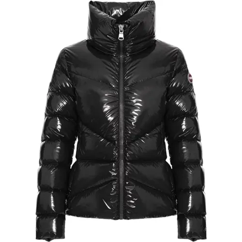 Glänzende Damen Daunenjacke - Schwarz , Damen, Größe: S - Colmar - Modalova