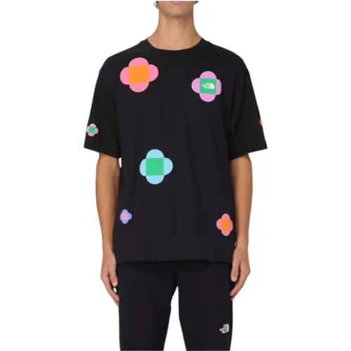 Oversized T-Shirt mit Grafikdruck , Herren, Größe: XS - The North Face - Modalova