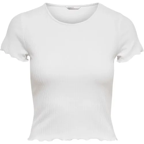 T-Shirts, female, , Size: XS Short Sleeve Round Neck T-Shirt - Only - Modalova