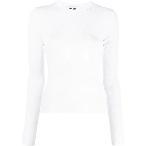 Stylish Sweater Blend , female, Sizes: L, S - Msgm - Modalova