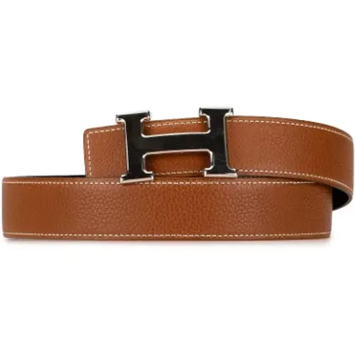 Pre-owned Belts, female, , Size: ONE SIZE Pre-owned Leather belts - Hermès Vintage - Modalova